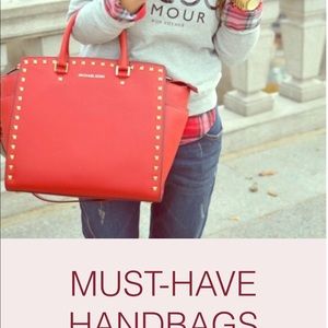 NEW michael kors selma large handbags